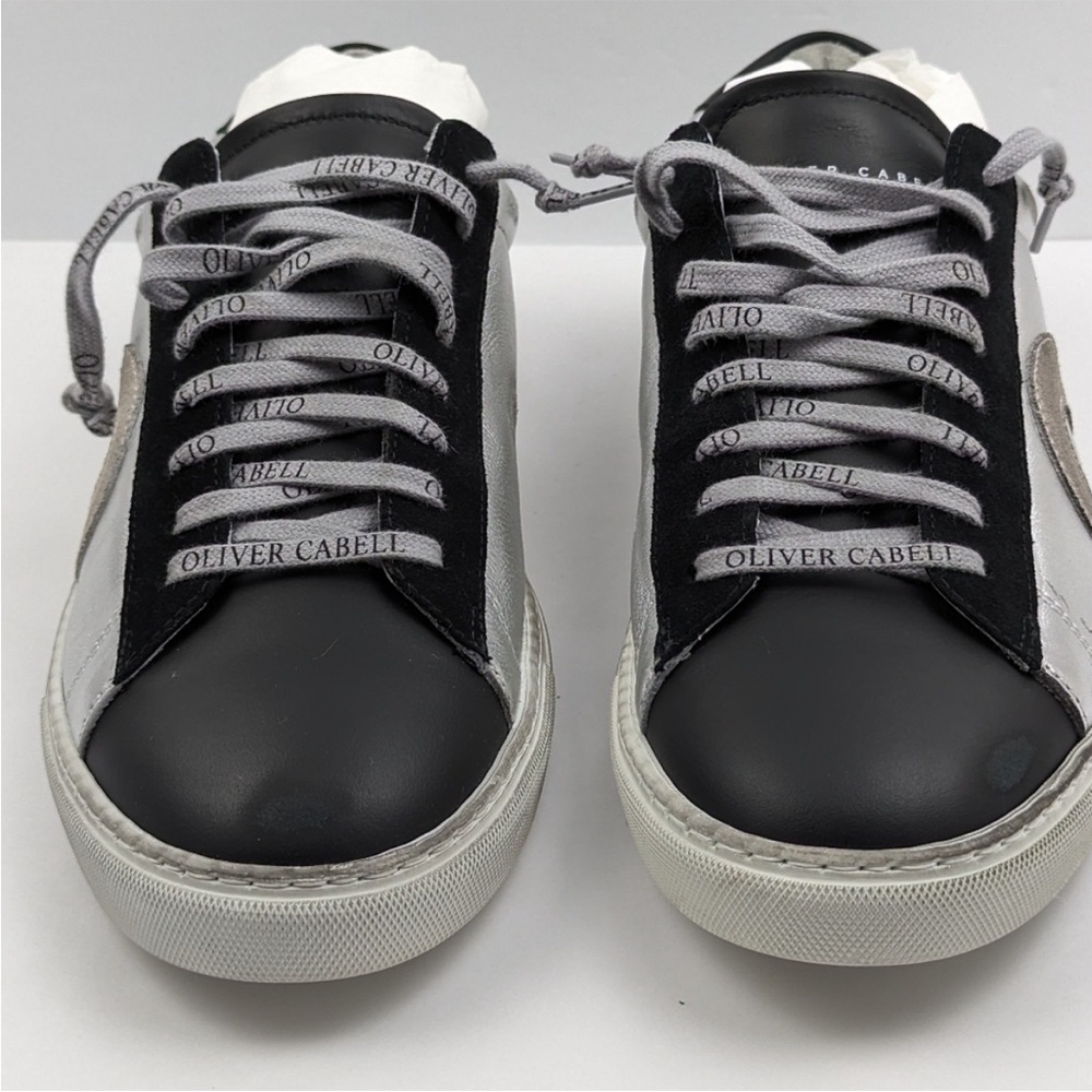 Oliver Cabell Low 1 IVY Black and Silver Sneaker EU 40 - Picture 7 of 9
